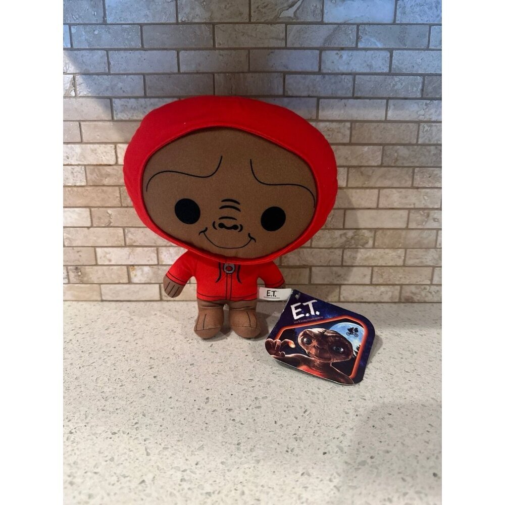 E.T. THE EXTRATERRESTRIAL 6" Plush Toy Stuffed Animal‎ Alien Red Hoodie NWT